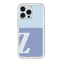 スリムプロテクションプレミアムケース［ オリジナル - initial two tone - Z blue ］