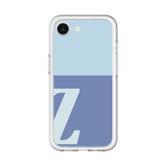 スリムプロテクションプレミアムケース［ オリジナル - initial two tone - Z blue ］