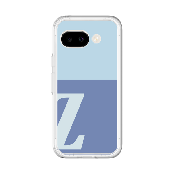 スリムプロテクションプレミアムケース［ オリジナル - initial two tone - Z blue ］