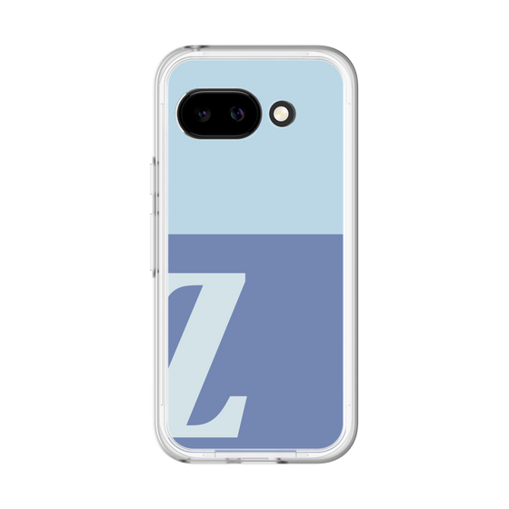 スリムプロテクションプレミアムケース［ オリジナル - initial two tone - Z blue ］