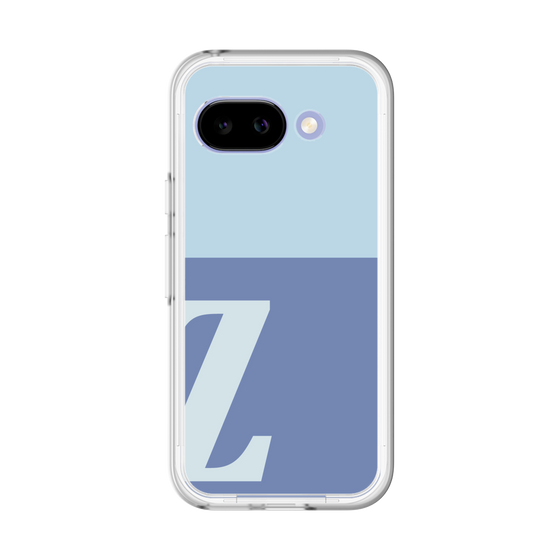 スリムプロテクションプレミアムケース［ オリジナル - initial two tone - Z blue ］