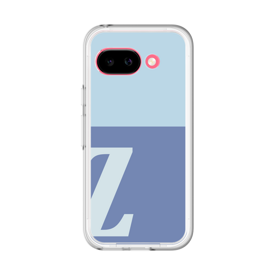 スリムプロテクションプレミアムケース［ オリジナル - initial two tone - Z blue ］