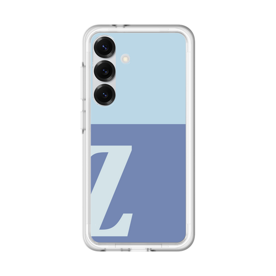 スリムプロテクションプレミアムケース［ オリジナル - initial two tone - Z blue ］