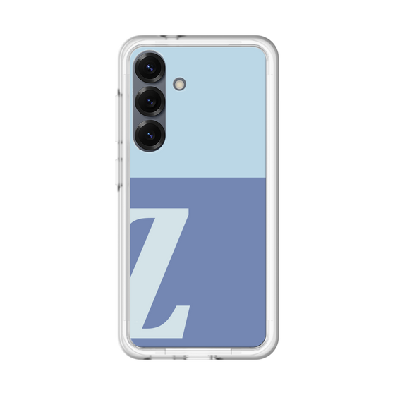 スリムプロテクションプレミアムケース［ オリジナル - initial two tone - Z blue ］