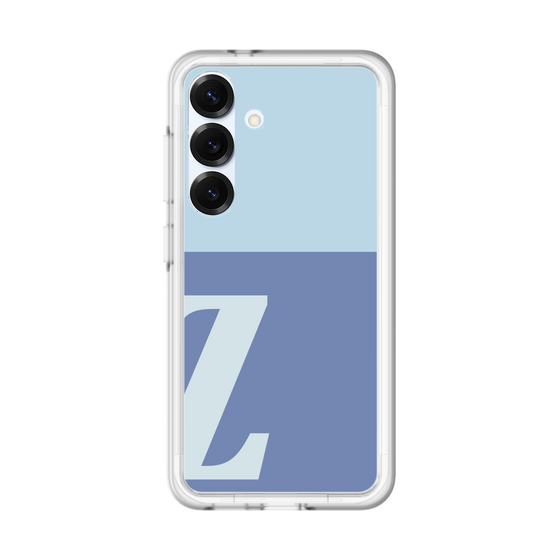 スリムプロテクションプレミアムケース［ オリジナル - initial two tone - Z blue ］