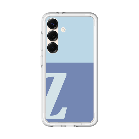 スリムプロテクションプレミアムケース［ オリジナル - initial two tone - Z blue ］