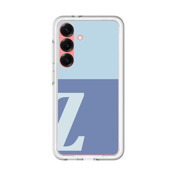 スリムプロテクションプレミアムケース［ オリジナル - initial two tone - Z blue ］