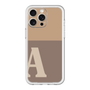 スリムプロテクションプレミアムケース［ オリジナル - initial two tone - A brown ］