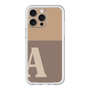 スリムプロテクションプレミアムケース［ オリジナル - initial two tone - A brown ］