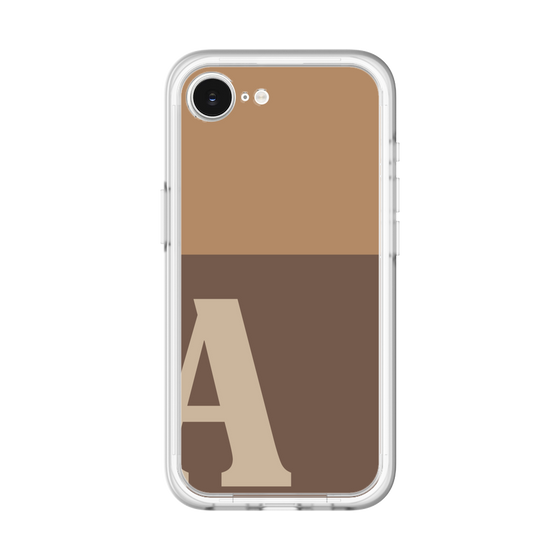 スリムプロテクションプレミアムケース［ オリジナル - initial two tone - A brown ］