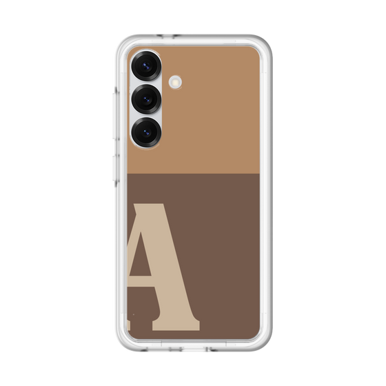 スリムプロテクションプレミアムケース［ オリジナル - initial two tone - A brown ］