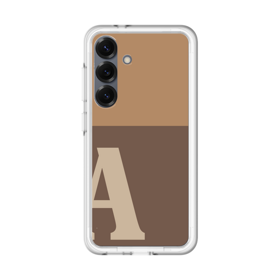 スリムプロテクションプレミアムケース［ オリジナル - initial two tone - A brown ］