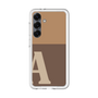 スリムプロテクションプレミアムケース［ オリジナル - initial two tone - A brown ］
