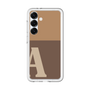 スリムプロテクションプレミアムケース［ オリジナル - initial two tone - A brown ］