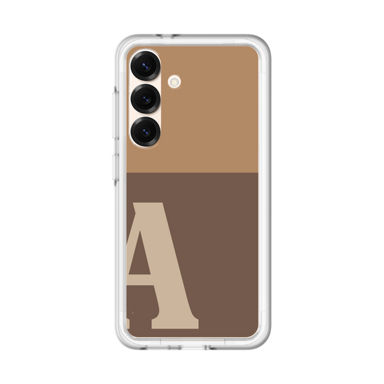 スリムプロテクションプレミアムケース［ オリジナル - initial two tone - A brown ］