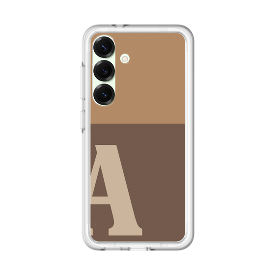 スリムプロテクションプレミアムケース［ オリジナル - initial two tone - A brown ］