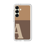 スリムプロテクションプレミアムケース［ オリジナル - initial two tone - A brown ］