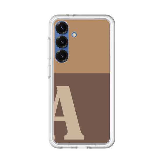 スリムプロテクションプレミアムケース［ オリジナル - initial two tone - A brown ］