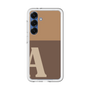 スリムプロテクションプレミアムケース［ オリジナル - initial two tone - A brown ］