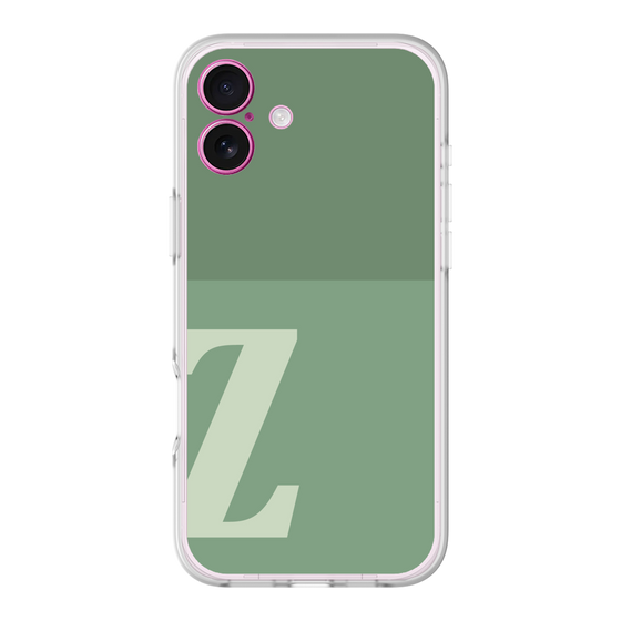 スリムプロテクションプレミアムケース［ オリジナル - initial two tone - Z green ］