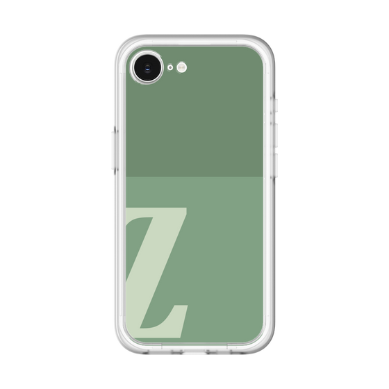 スリムプロテクションプレミアムケース［ オリジナル - initial two tone - Z green ］