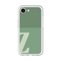 スリムプロテクションプレミアムケース［ オリジナル - initial two tone - Z green ］