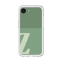 スリムプロテクションプレミアムケース［ オリジナル - initial two tone - Z green ］