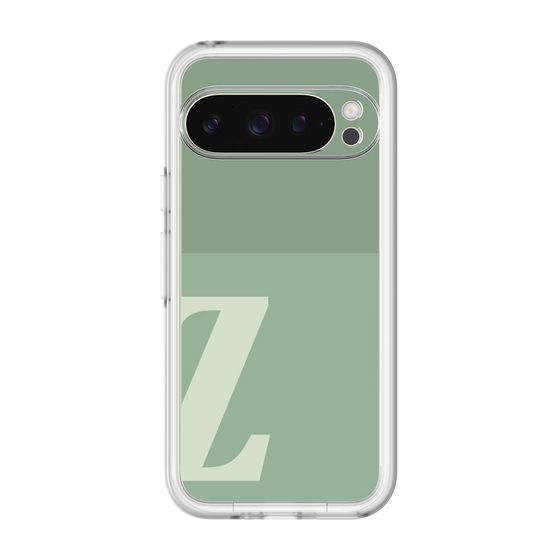 スリムプロテクションプレミアムケース［ オリジナル - initial two tone - Z green ］