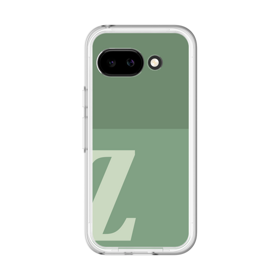 スリムプロテクションプレミアムケース［ オリジナル - initial two tone - Z green ］
