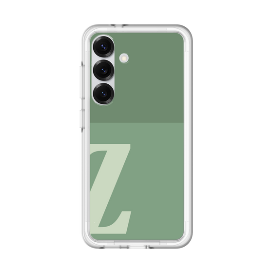 スリムプロテクションプレミアムケース［ オリジナル - initial two tone - Z green ］