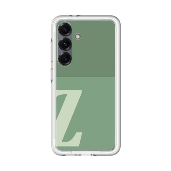 スリムプロテクションプレミアムケース［ オリジナル - initial two tone - Z green ］