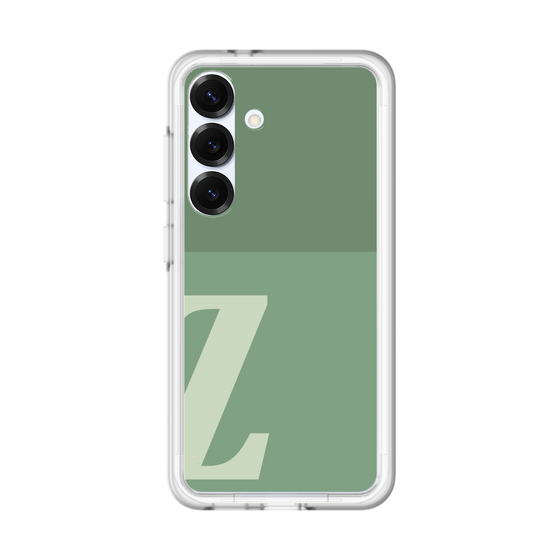スリムプロテクションプレミアムケース［ オリジナル - initial two tone - Z green ］