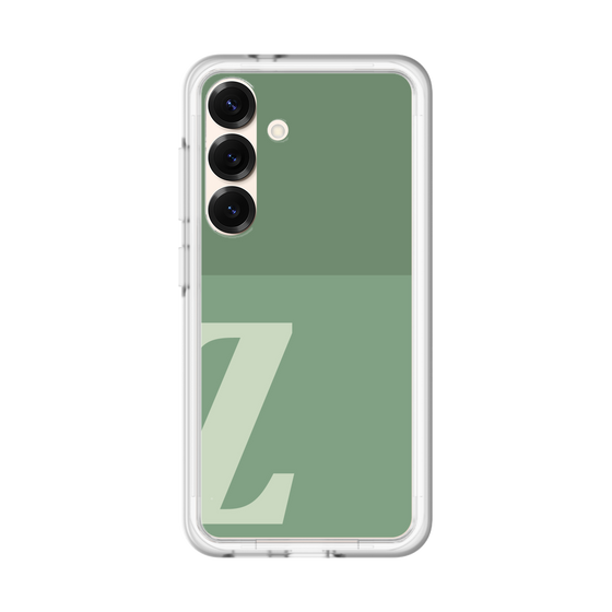 スリムプロテクションプレミアムケース［ オリジナル - initial two tone - Z green ］