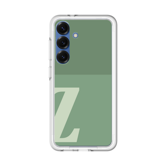 スリムプロテクションプレミアムケース［ オリジナル - initial two tone - Z green ］