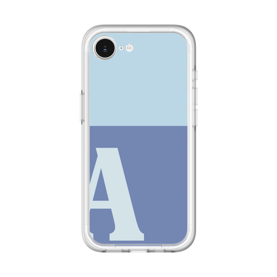 スリムプロテクションプレミアムケース［ オリジナル - initial two tone - A blue ］