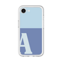 スリムプロテクションプレミアムケース［ オリジナル - initial two tone - A blue ］