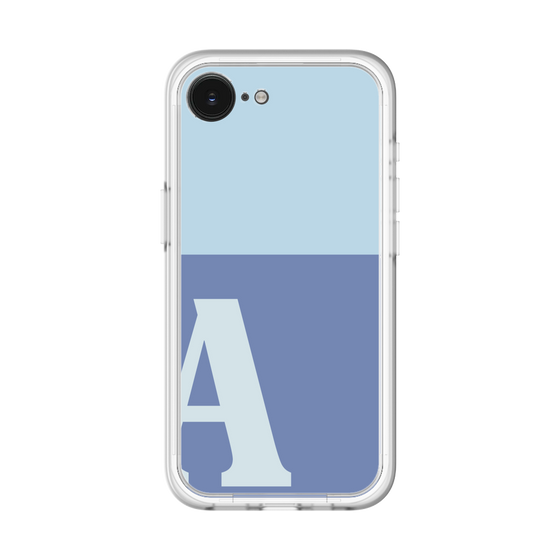 スリムプロテクションプレミアムケース［ オリジナル - initial two tone - A blue ］