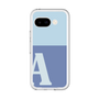 スリムプロテクションプレミアムケース［ オリジナル - initial two tone - A blue ］