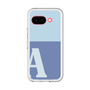 スリムプロテクションプレミアムケース［ オリジナル - initial two tone - A blue ］