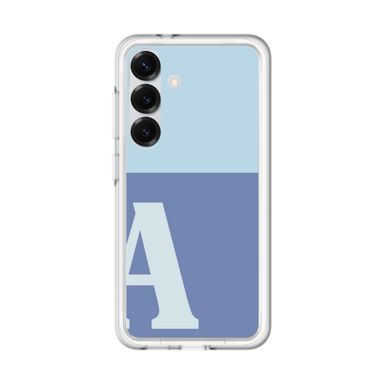 スリムプロテクションプレミアムケース［ オリジナル - initial two tone - A blue ］