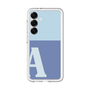 スリムプロテクションプレミアムケース［ オリジナル - initial two tone - A blue ］