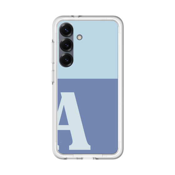 スリムプロテクションプレミアムケース［ オリジナル - initial two tone - A blue ］