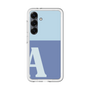 スリムプロテクションプレミアムケース［ オリジナル - initial two tone - A blue ］