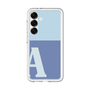 スリムプロテクションプレミアムケース［ オリジナル - initial two tone - A blue ］