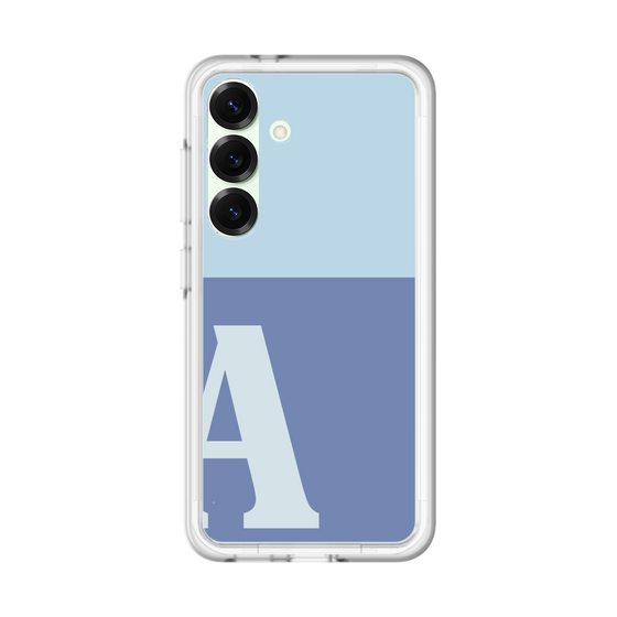 スリムプロテクションプレミアムケース［ オリジナル - initial two tone - A blue ］
