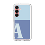 スリムプロテクションプレミアムケース［ オリジナル - initial two tone - A blue ］