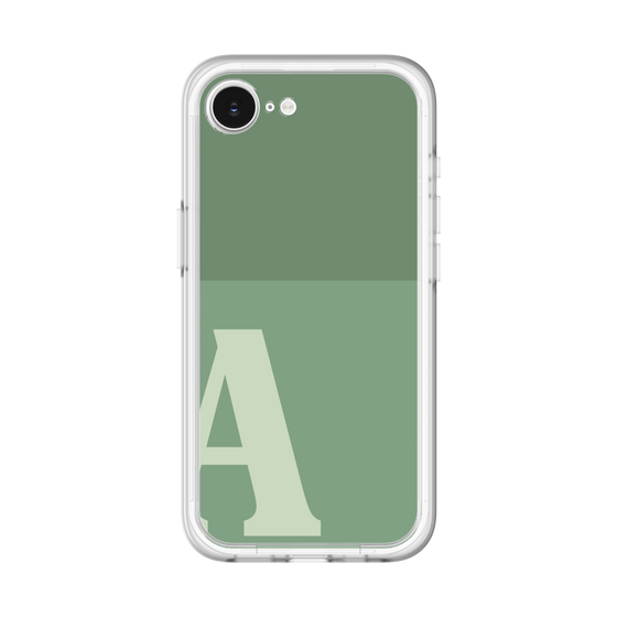 スリムプロテクションプレミアムケース［ オリジナル - initial two tone - A green ］