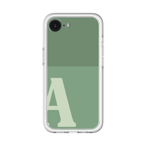 スリムプロテクションプレミアムケース［ オリジナル - initial two tone - A green ］