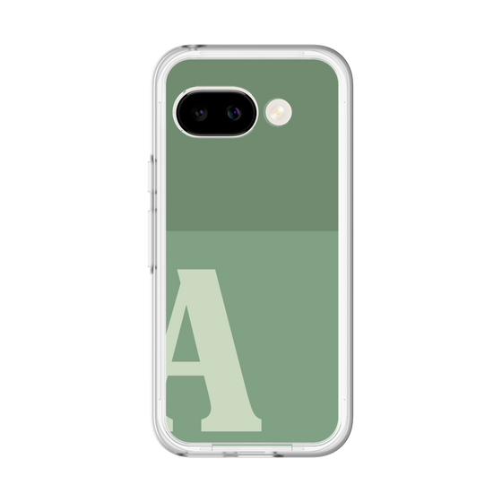 スリムプロテクションプレミアムケース［ オリジナル - initial two tone - A green ］