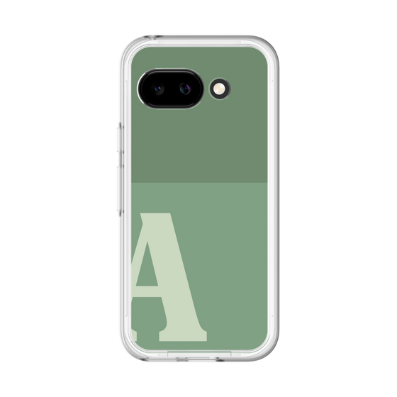 スリムプロテクションプレミアムケース［ オリジナル - initial two tone - A green ］